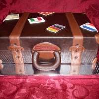 Luggage Cake Cake for my son who loves to travel!