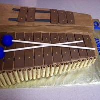 Marimba Cake For Icing Smiles My first Icing Smiles cake for a young lady who played the Marimba in her high school percussion band. Chocolate cake and frosting, fondant...