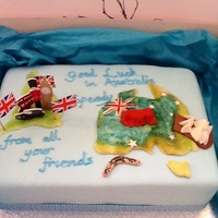 For My Sons Mate Speedys Leaving Party He Was Emigrating From The Uk To Join The Rest Of His Family Mum Dad And Brother Who Were Now L For my son's mate Speedy's leaving party, he was emigrating from the UK to join the rest of his family (mum, dad and brother) who...