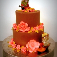 Cow Girl Bling On Chocolate 