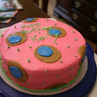 Wife's Birthday Cake A birthday cake for my wife. I was just playing with some more abstract decorations.