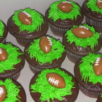 Football Cupcakes 