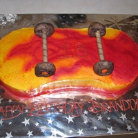 Skateboard Cake 