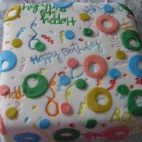 Spotted Birthday Cake 