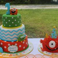 Monster Theme Cake *