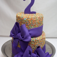 Sprinkles Cake with thanks to The Greedy Baker for their tutorial and to Royal Bakery on Facebook for their bow tutorial Thanks Lovelies for sharing your...