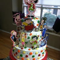 La Chilindrina Chocolate cake with cream cheese/fresh strawberry filling.