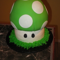 Extra Life Mushroom My cousin loves super mario brothers. This was for her 21st bday. She has a belt buckle to match.