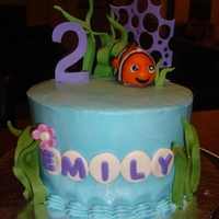 Nemo Cake Nemo cake made for a second birthday. 6inch. MMF and Gumpaste decorations