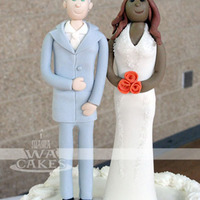 Standing Wedding Couple Topper 