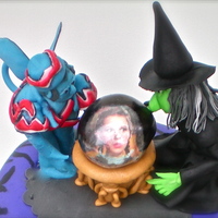 Wicked Witch Of The West Carrot Cake with 4 layers of Cream Cheese Frosting. Inspired by the Wizard of Oz's Wicked Witch of the West. "Crystal Ball"...