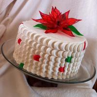 Gelatin Flower And Cake Gelatin flower and cake