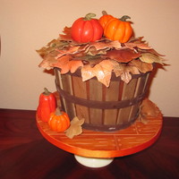 Fall Birthday Cake For A Friend Chocolate Cake With Chocolate Buttercream Filling Covered In Chocolate Buttercream Modeling Chocolate Pum Fall birthday cake for a friend. Chocolate cake with chocolate buttercream filling. Covered in chocolate buttercream. Modeling chocolate...