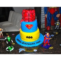 Superhero Birthday Cake 