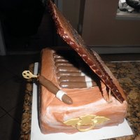 Cigar Box Cake my humidor cake