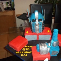 Optimus Prime - Transformer My grandson wanted transformers for his birthday and I didn't know where to start so my inspiration came here on CC from "...