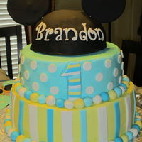 Mickey Mouse Cake Inspired From Invitation Mickey Mouse Cake inspired from invitation
