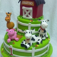 Farm Animal Cake 