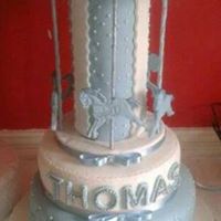 This Was My First Attempt At A Carousel Cake I Was Really Pleased With The Result The Carousel Was Made From Rkt Covered In Fondant The 2 *This was my first attempt at a carousel cake, I was really pleased with the result. the carousel was made from RKT covered in fondant the...