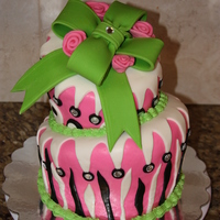 Whimsical Topsy Turvy Cake