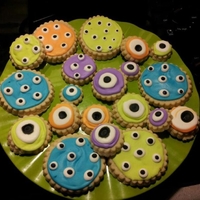 Monster Eyeball Cookies 