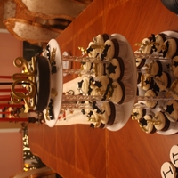 New Years Cupcake Tower New Years Cupcakes with a New Years ball 2012 topper (Having trouble rotating the image! hopefully you can still appreciate it!