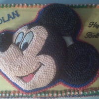 Mickey Mouse This was a Birthday cake for a friend's son who was turning 1.