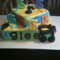 Glee Cake For 15Th B'day This is a cake I made for my daughter's 15th birthday. She loves Glee, loves to sing, and she LOVED her cake!