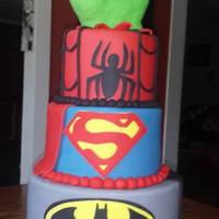 Comic - Super Hero Birthday Cake I did not create the design this was given to me to re-create. Thanks for looking :)