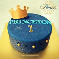 Princeton Turns One!! Made this cake on the weekend for a boy named PRiNCETON!! First time doing this quilting technique, so had a lot of fun learning!! TFL and...