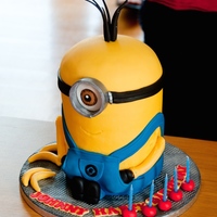 Minion!!! Minion Birthday Cake for Johnny!!! Loved making this one!!!