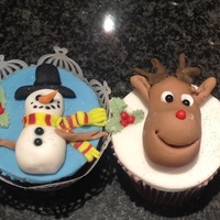 Small Cake Christmas cupcakes chocolate flavour :0)