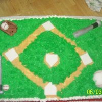 Baseball Cake I made this for my son's softball party. sculpted out of fondant/gumpaste combo. I havent taken any classes, so any constructive...