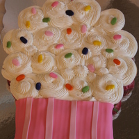 Cupcake Cakes Cupcake shaped cupcake cake!!