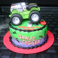 Monster Truck Cake 
