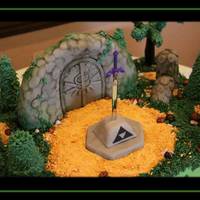 Legend Of Zelda Groom's Cake