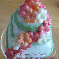 Cake Truffle Favors Cake Truffles Favors with Candy Clay flowers