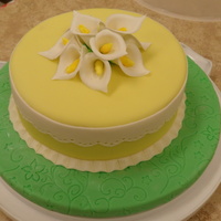 Final final cake for wilton fondant course