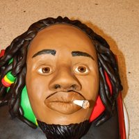 Bob Marley/rasta Man Cake