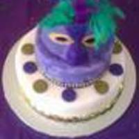 Sweet Sixteen Sweet Sixteen Mardi Gras themed cake for my niece