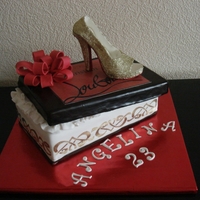 My First Shoe Cake 