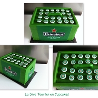 Heineken Beer Crate Cake