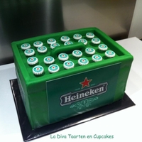 Heineken Beer Crate Cake