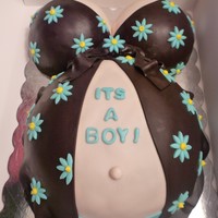 Baby Bump Cake My first try at a baby bump cake. For a good friend who has a great sense of humor and a surprise shower in a bar....the best cake for the...