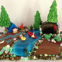 Camping Tent River Ducks Kano Cave Turtle Frog camping tent, river, ducks, kano, cave, turtle, frog,