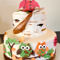 Owl Round Birch AppleMark