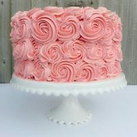 A From Scratch White Cake Frosted With Pink Swiss Meringue Buttercream Recipe Can Be Found On My Blog Cakesbychichiblogspotcouk A from scratch white cake frosted with pink swiss meringue buttercream. Recipe can be found on my blog, cakesbychichi.blogspot.co.uk