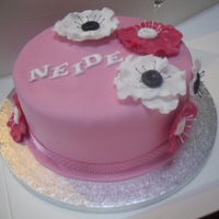 Anemone Birthday Cake 