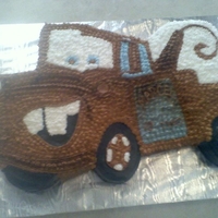 Tow Truck Birthday Cake 