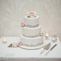 Lauren & Matt's Wedding *A wedding cake I made for Lauren and Matt this weekend. 6" Choc mud / choc ganache8" Lime & coconut / white choc ganache10&...